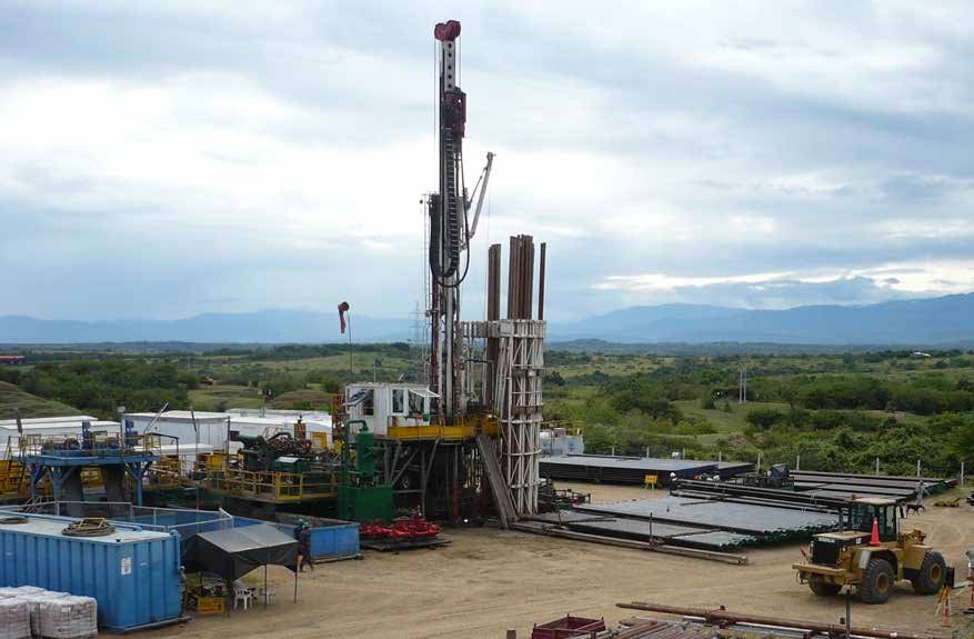 Rig in operation